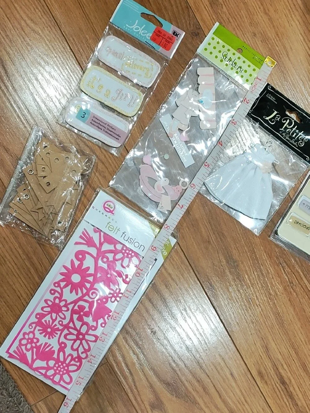 It's a Girl Baby-Themed Embellishments